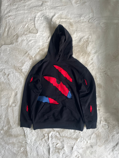 Ripped Spider-Man Hoodie (Front and Sleeves)