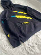 Ripped Invincible hoodie (Front and Sleeves)